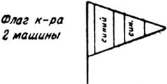 Флаг командира 2 машины