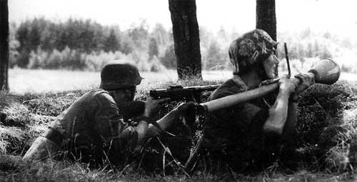 "Panzerfaust". Подготовка к выстрелу "Panzerfaust"