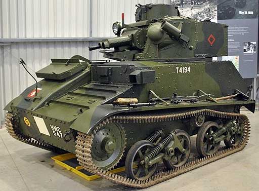 всего было выпущено 1285 танков Mk VI в различных вариантах Мк VI легкий танк