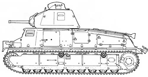 танк французский средний танк Somua S35