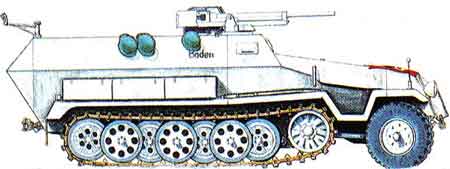 Бронетранспортер Sd.Kfz. 251/10 Ausf. C Бронетранспортер Sd.Kfz. 251