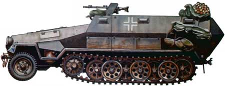 Бронетранспортер Sd.Kfz.251 Ausf. А Бронемашина