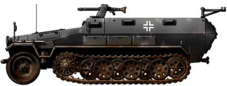 Бронетранспортер Sd.Kfz. 251/1 Ausf.A Бронемашина
