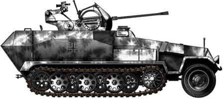Бронетранспортер Sd.Kfz. 251/17 Ausf.C Бронетранспортер