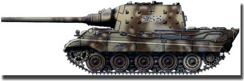 Sd.Kfz.186 Jagdpanzer VI Ausf.B Jagdtiger (Хеншель) серийный вариант Ягдтигр (Хеншель) серийный вариант
