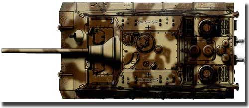 Sd.Kfz.186 Jagdpanzer VI Ausf.B Jagdtiger (Хеншель) серийный вариант Jagdtiger (Хеншель) серийный вариант