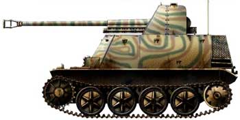 Sd.Kfz.132 Marder II Ausf.D/E Самоходная установка