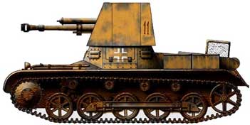 Leichte Panzerjager auf Pz.Kpfw I Ausf.B Skoda Modell противотанковое орудие