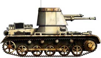 Leichte Panzerjager auf Pz.Kpfw I Ausf.B Skoda Modell самоходная установка
