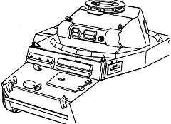 Корпус танка Pz.Kpfw II Ausf.F