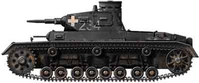 танк PzKpfw III Ausf. В Бронетехника Германии