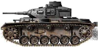 Танк PzKpfw III Ausf. F c 50-мм KwK 38 L/42 Танки и бронетехника