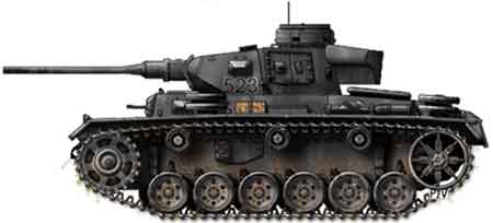 c 50-мм KwK 39 L/60 Танк PzKpfw III Ausf. J (Sd.Kfz.141/1)
