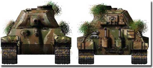 Tiger II с башней Порше Tiger II