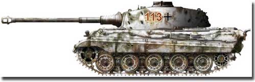 С серийной башней Tiger II