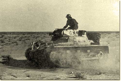Танк Pz.Kpfw.I Ausf.А в Северной Африке, весна 1941 год Танк Pz.Kpfw.I Ausf.А в Северной Африке
