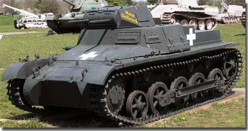 Танк Pz.Kpfw.I Ausf.B в музее США Танк Pz.Kpfw.I Ausf.B в музее США