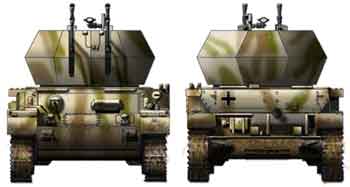 Flakpanzer auf Fgst Pz.Kpfw IV Wirbelwind танки вермахта