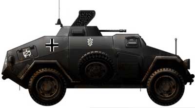 Бронеавтомобиль Sd.Kfz.221 Немецкая бронетехника