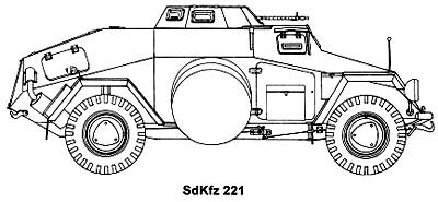 Sd.Kfz.221 бронеавтомобиль