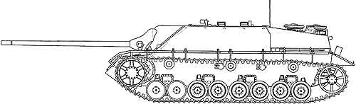 Истребитель танков Т-4 поздних серий, выпуска 1944 - нач.1945 года танки германии