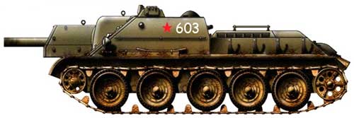 Самоходная установка СУ-122 1943 года Самоходно-артиллерийская установка СУ-122