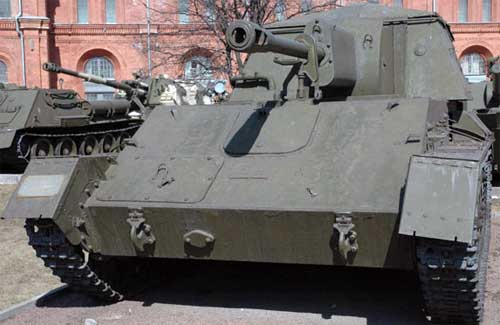 СУ-76 присутствуют в экспозициях многих музеев или служат машинами-памятниками в различных городах СНГ установка СУ-76М
