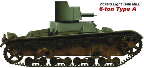 Британский танк Виккерс-6 тонн Танк Виккерс