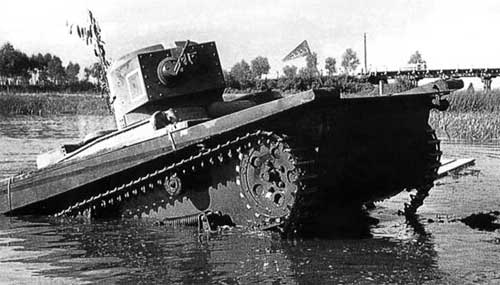 Плавающий танк Т-37А Плавающий танк Т-37А