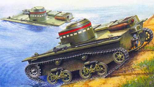 малый плавающий танк Т-38
