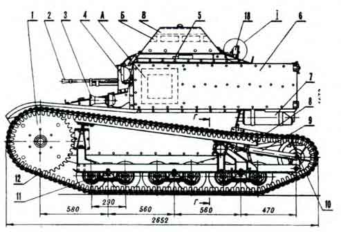 Чертеж Танкетки