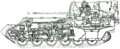 Зенитнатя самоходная установка ЗСУ-37. 