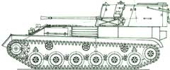 Зенитнатя самоходная установка ЗСУ-37. 