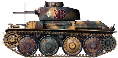 Чехословацкий легкий танк LТ vz.38 (ТNHР) танк LТ vz.38 (ТNHР)