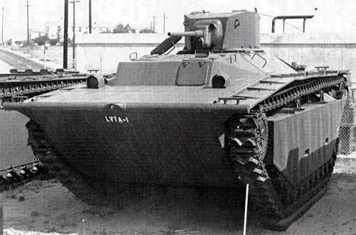 Плавающий танк LVT