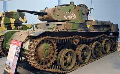 Шведский легкий танк L-60 Шведский танк