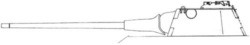 8.8 cm KwK 43 L/71 в модернизированной Panther-Schmalturm 8.8 cm KwK 43 L/71