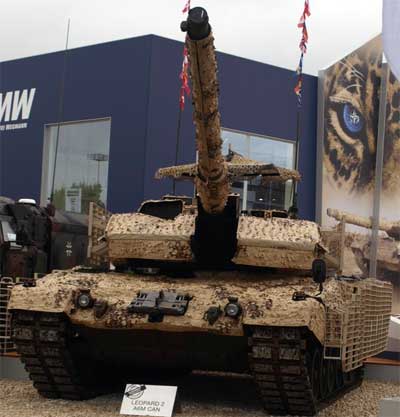 Leopard 2A6M CAN Немецкий танк для Канады