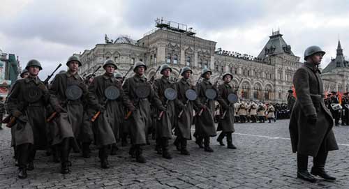 Марш на Красной площади 7 ноября 2012 года
