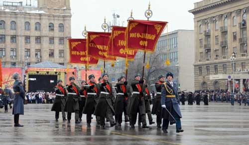 70 лет Победе под Сталинградом Парад в Волгограде
