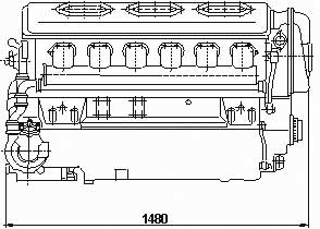 В-46-6 МС Дизельный двигатель В-46-6 МС