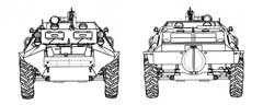 проекции бронетранспортера