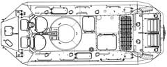схематическое изображение верхней части бронетранспортера