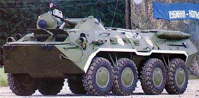 БТР-80 раннего выпуска Бронетранспортер