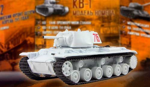 "Русские танки". Выпуск № 70. Модель номера тяжелый советский танк периода Второй мировой войны КВ-1 модель русского танка кв
