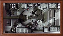Верхняя проекция модели Танк Т-54
