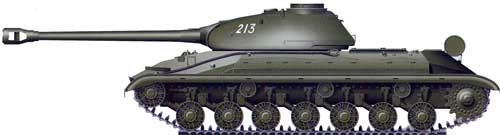 Советский танк Т-10 на постаменте
