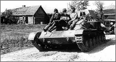 СУ-76 в наступлении СУ-76