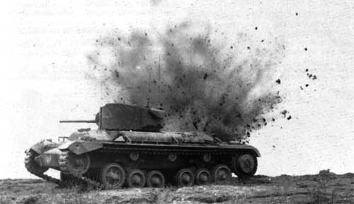 Валентайн на учениях в августе 1941 Танк Валентайн