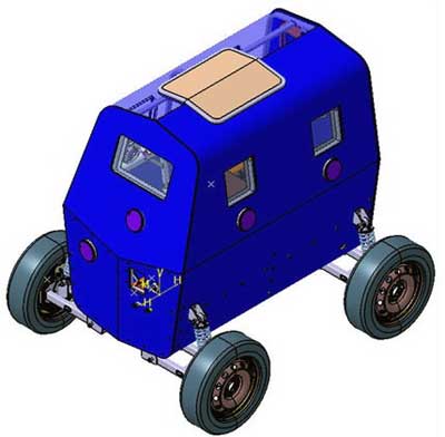 Пулезащищенный микроавтомобиль Micro Bullet-Proof Vehicle
